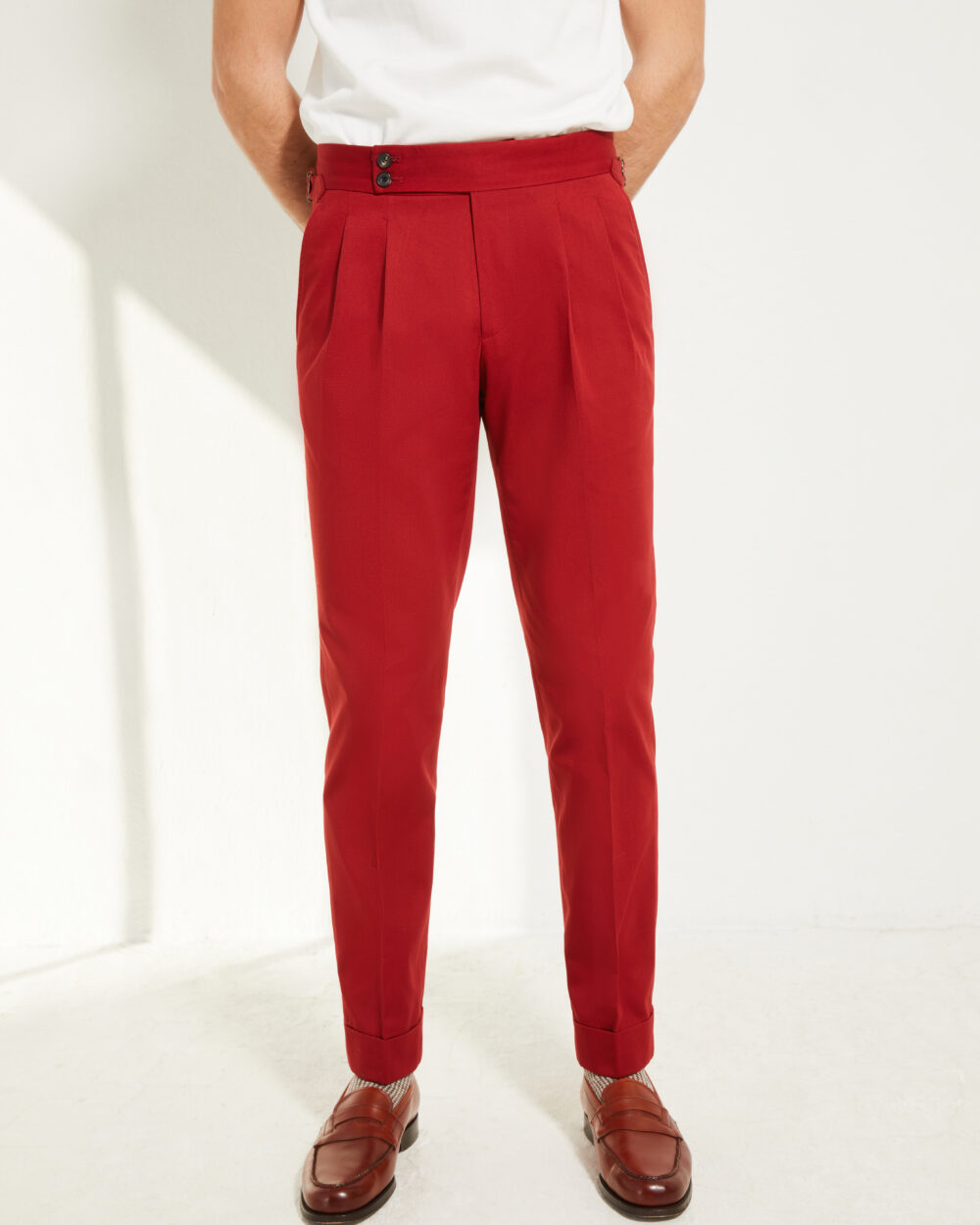 Pantalon Coupe Deux Pinces / Coton chino