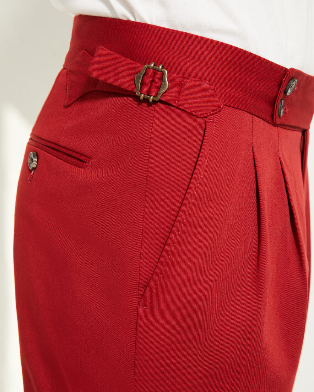 Pantalon Coupe Deux Pinces / Coton chino