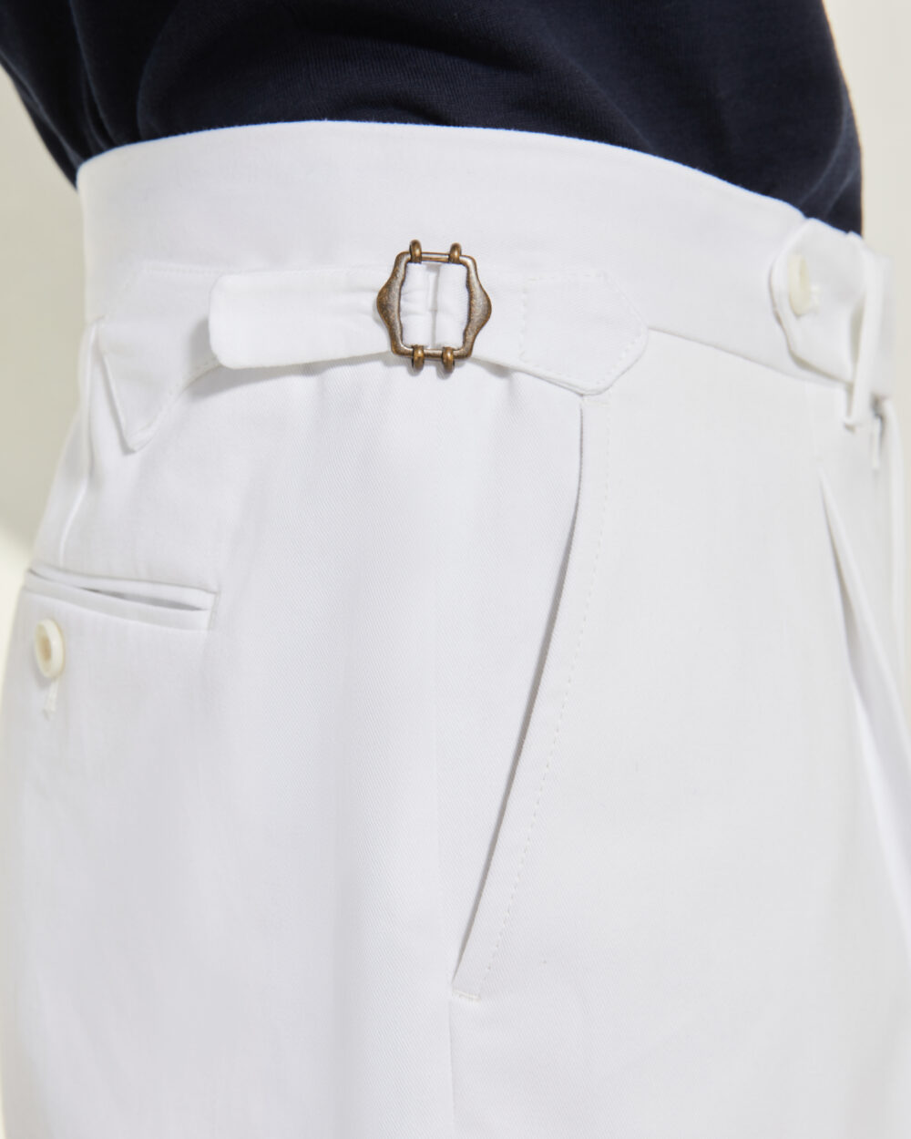 Pantalon Coupe Une Pince / Coton Chino