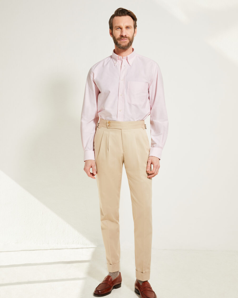 Pantalon Coupe Deux Pinces / Coton chino