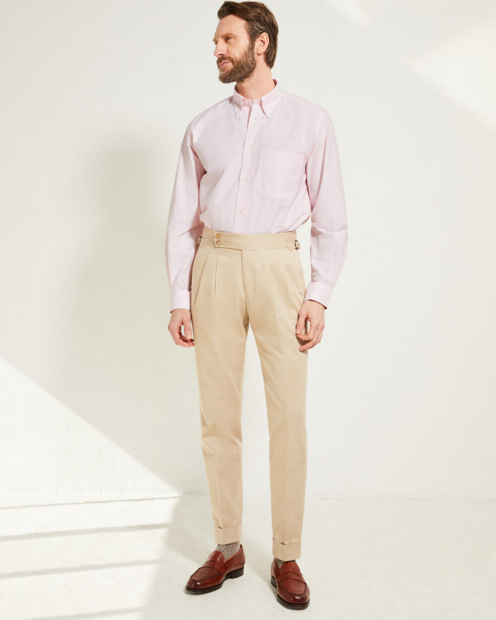 Pantalon Coupe Deux Pinces / Coton chino