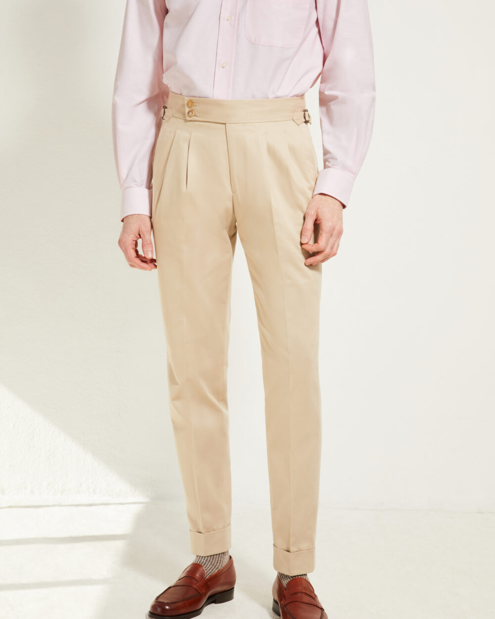 Pantalon Coupe Deux Pinces / Coton chino