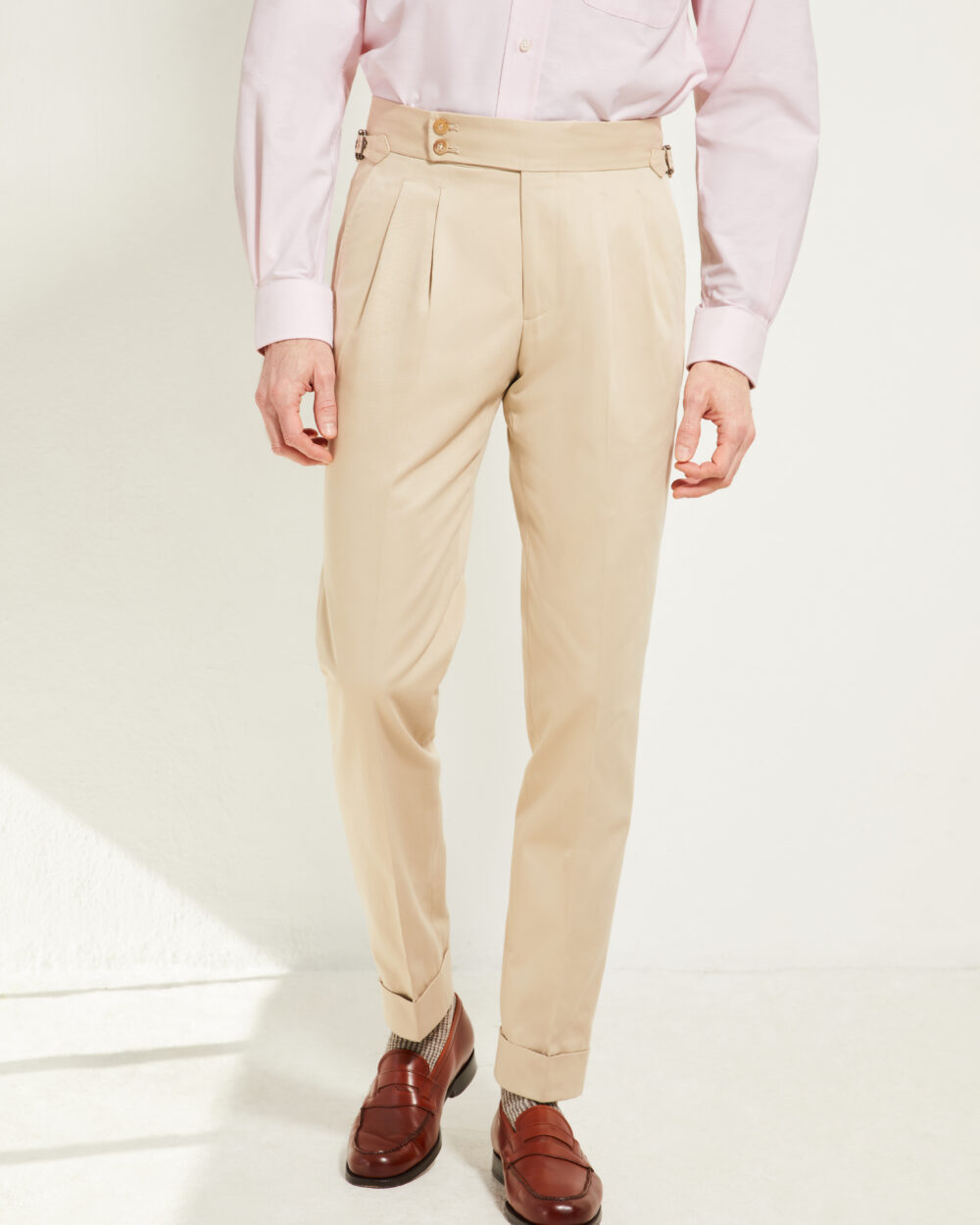 Pantalon Coupe Deux Pinces / Coton chino