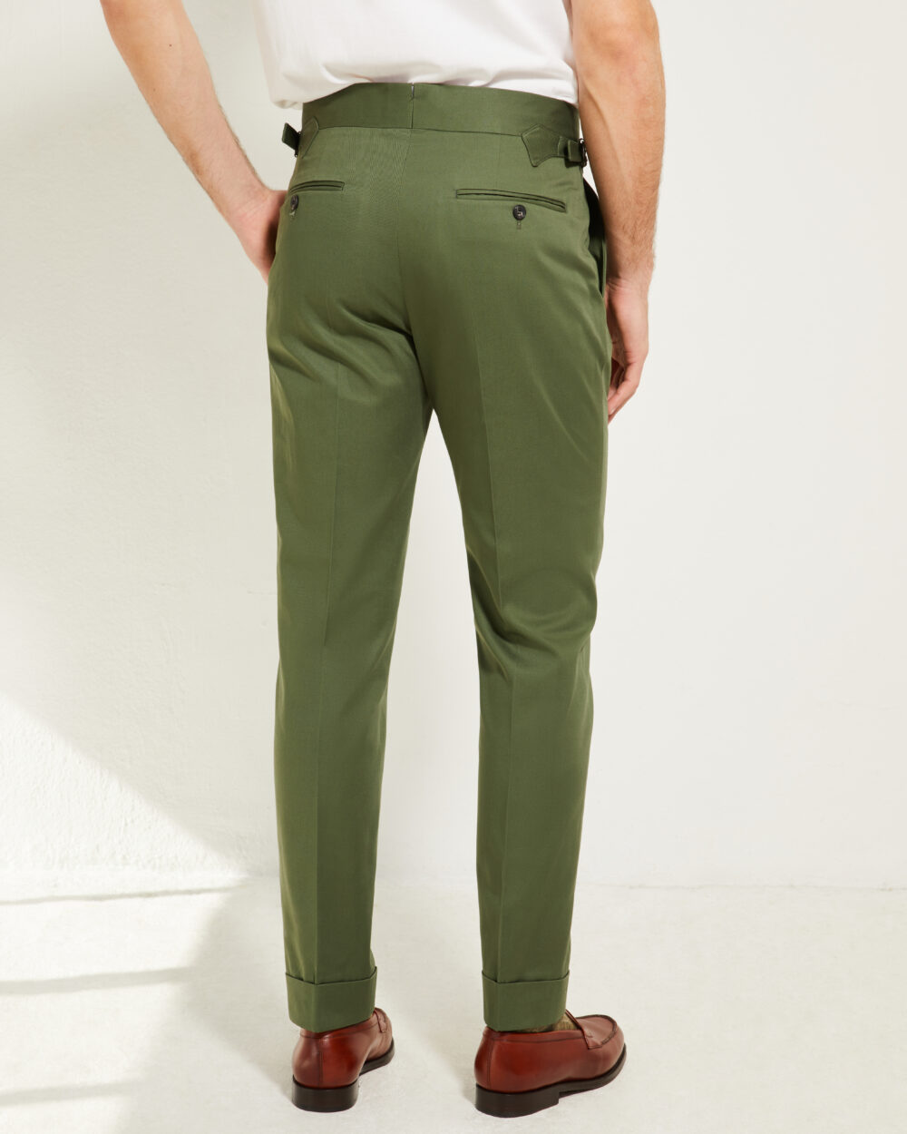 Pantalon Coupe Deux Pinces / Coton chino