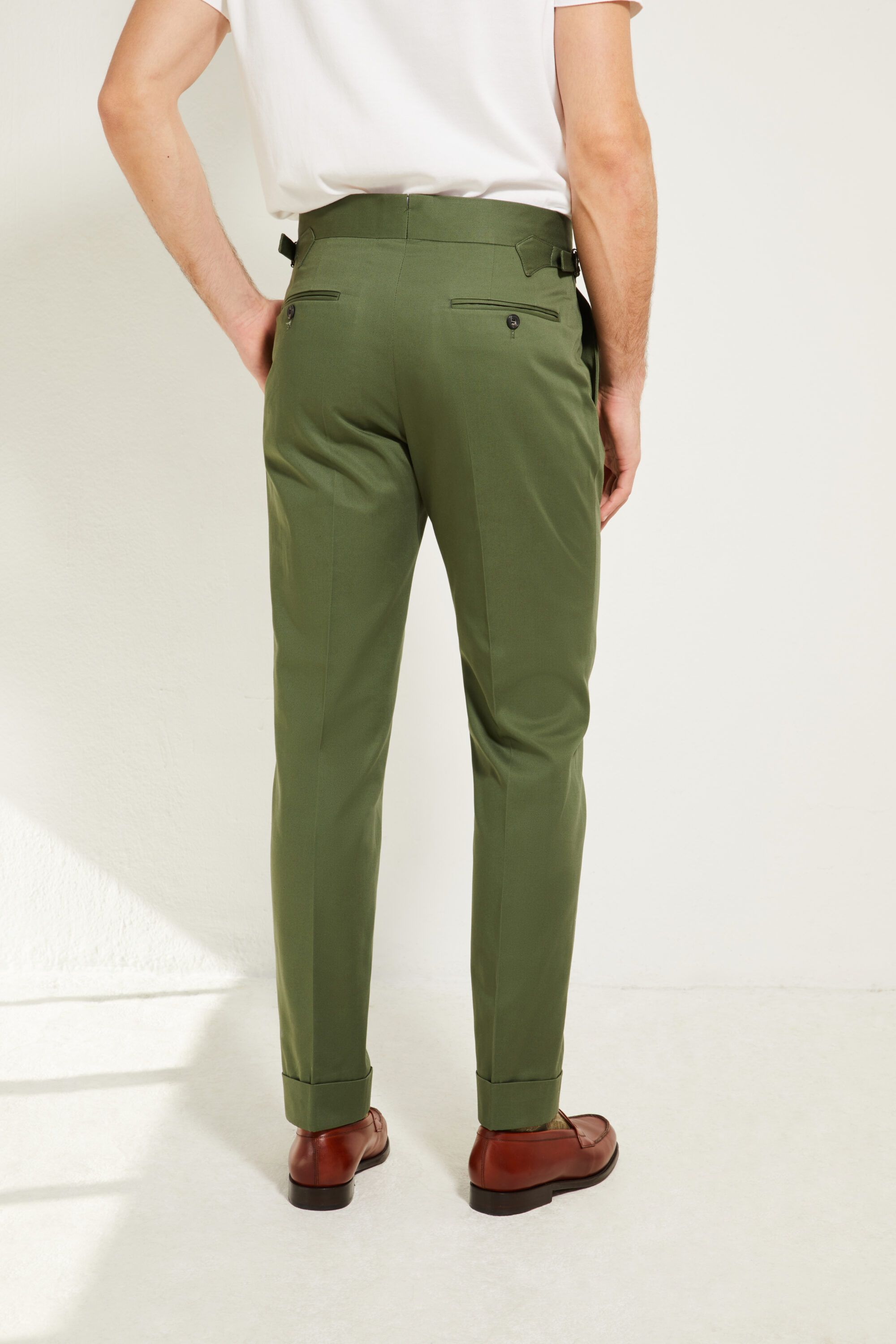 Pantalon Coupe Deux Pinces / Coton chino