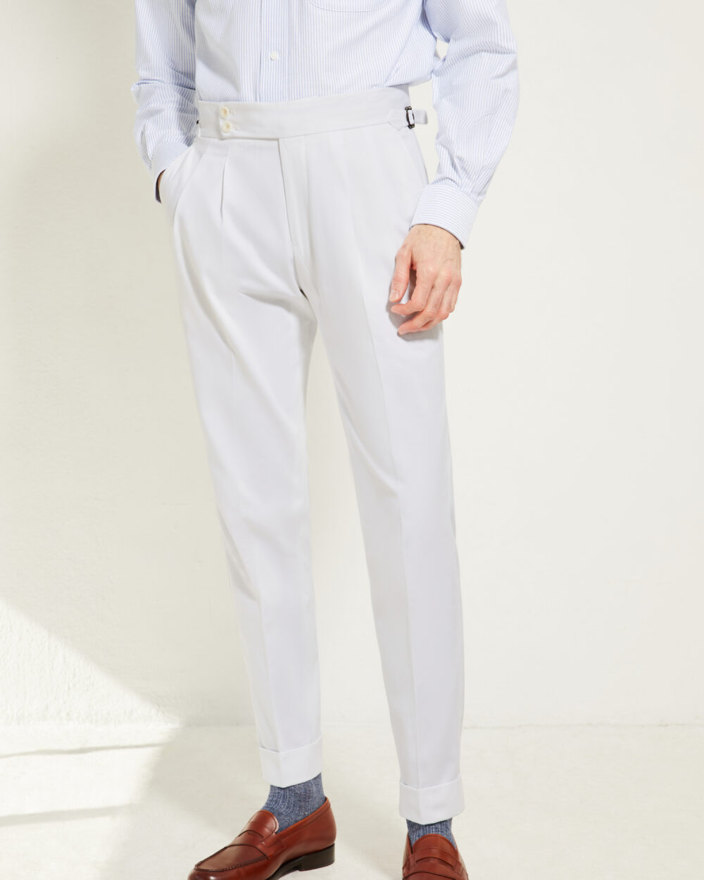 Pantalon Coupe Deux Pinces / Coton chino