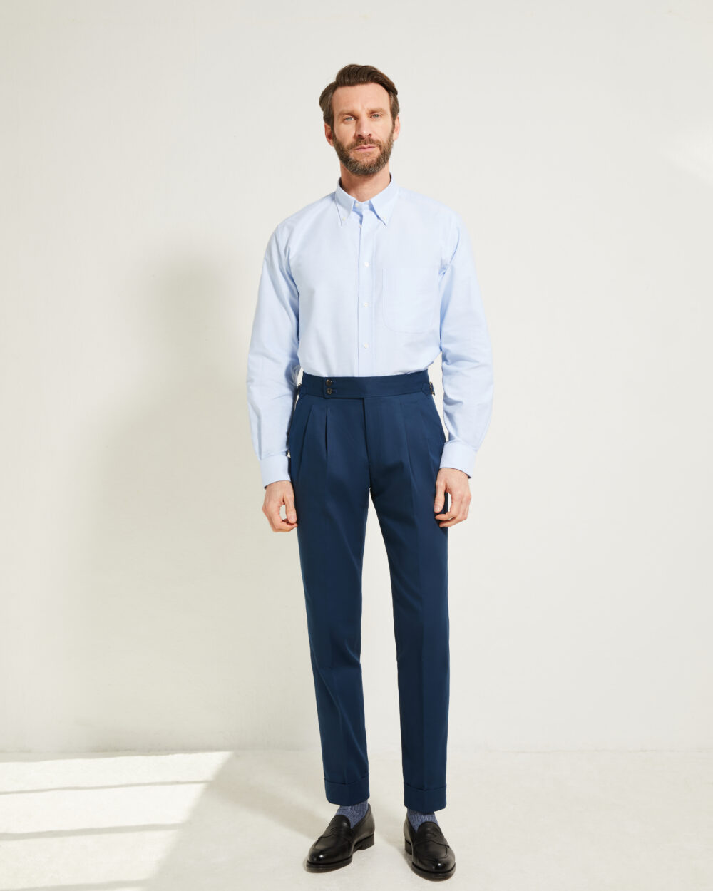 Pantalon Coupe Deux Pinces / Coton chino