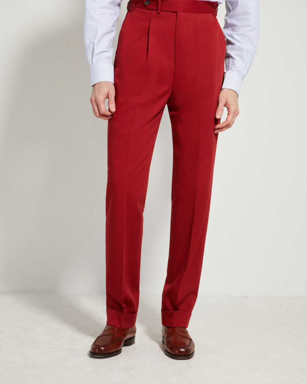 Pantalon Coupe Une Pince / Coton Chino