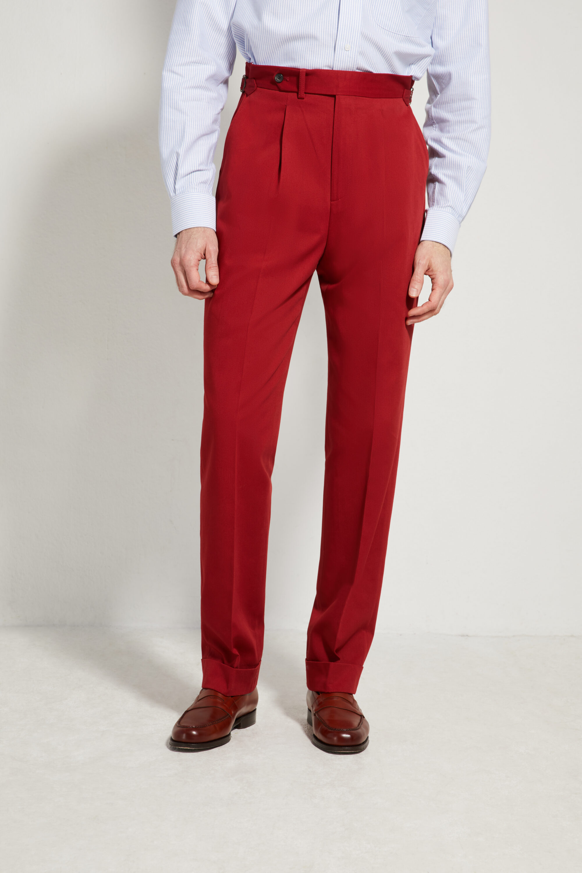 Pantalon Coupe Une Pince / Coton Chino