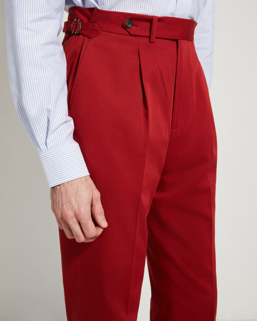 Pantalon Coupe Une Pince / Coton Chino
