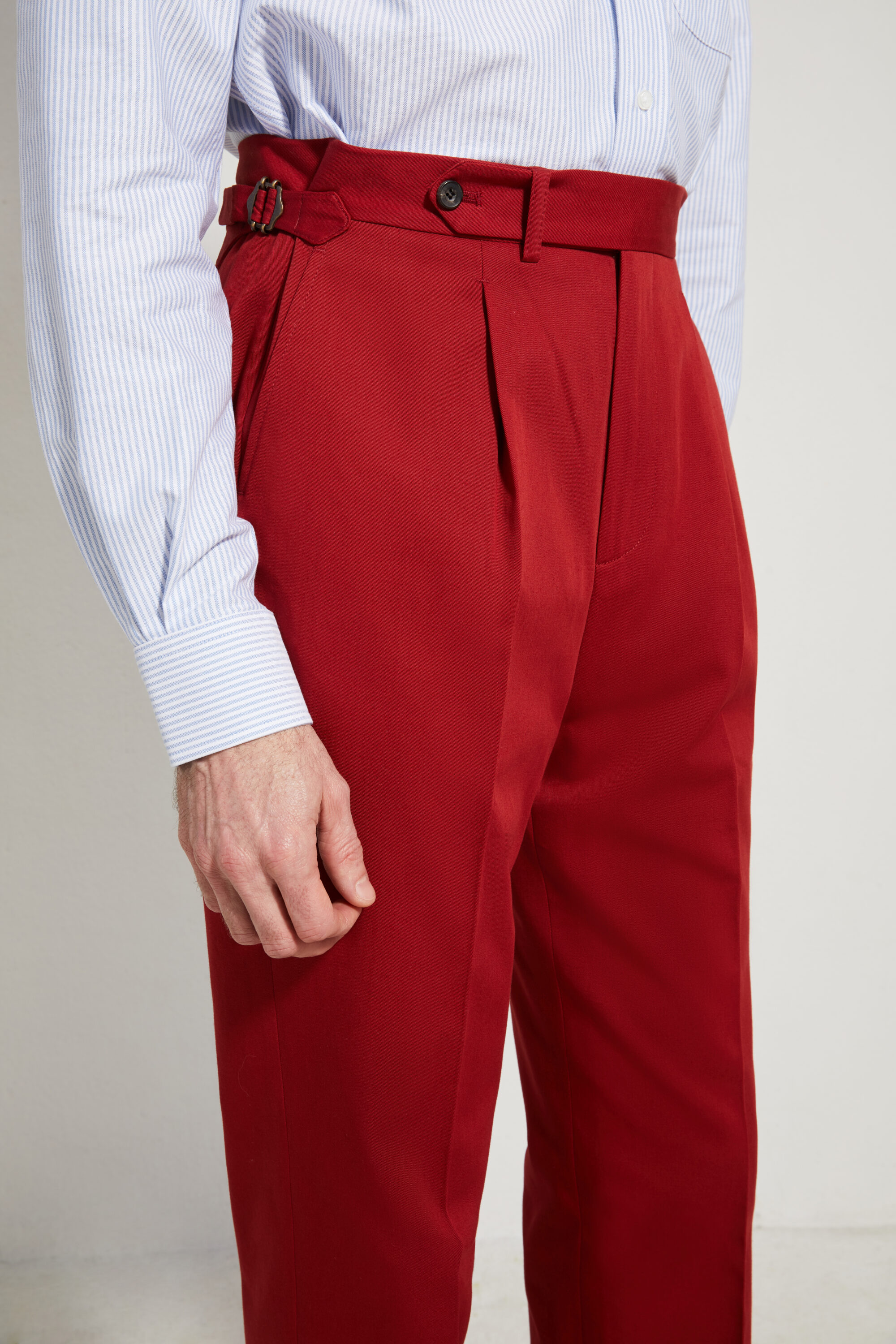 Pantalon Coupe Une Pince / Coton Chino
