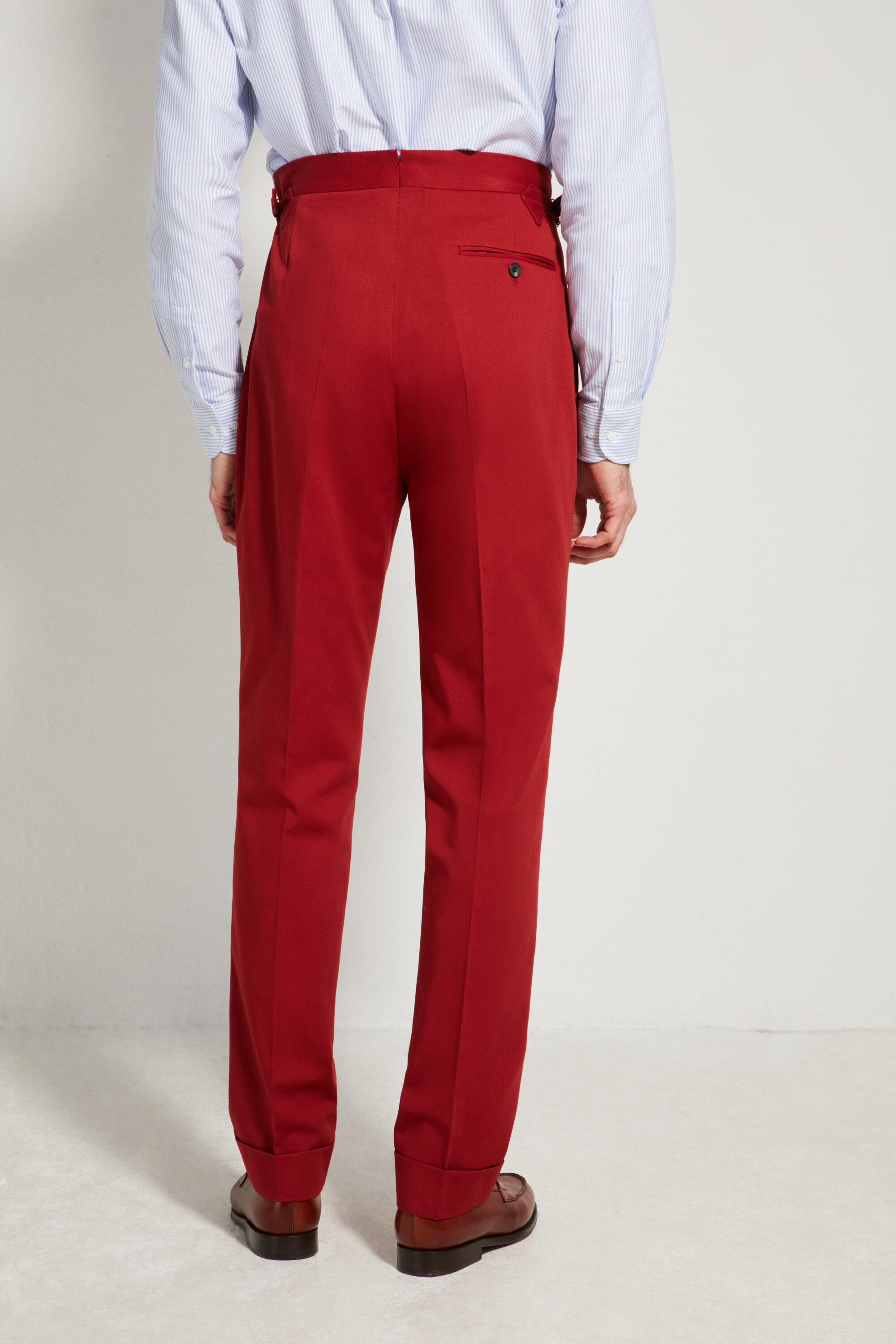 Pantalon Coupe Une Pince / Coton Chino