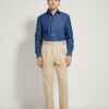 Pantalon Coupe Une Pince / Coton Chino
