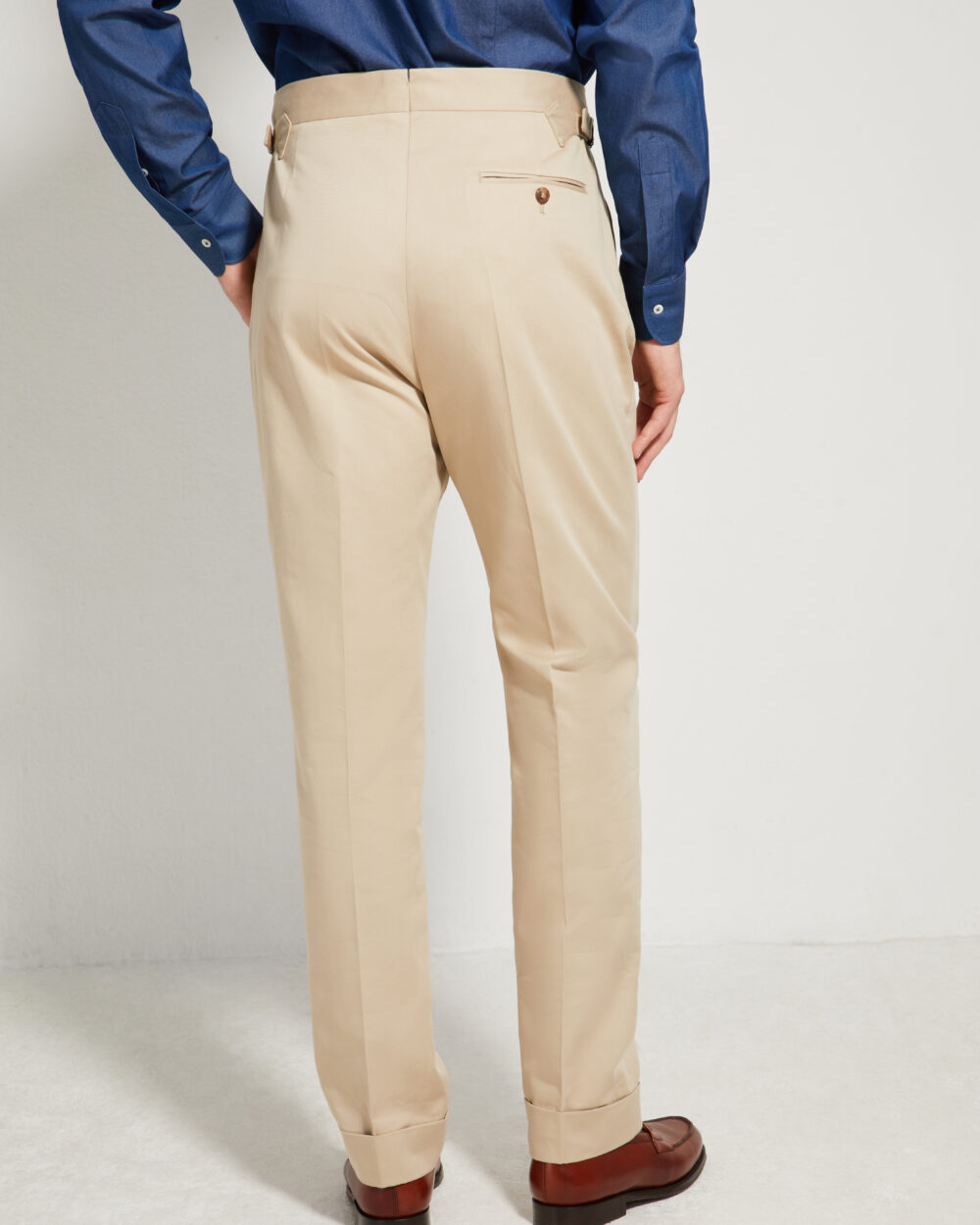 Pantalon Coupe Une Pince / Coton Chino