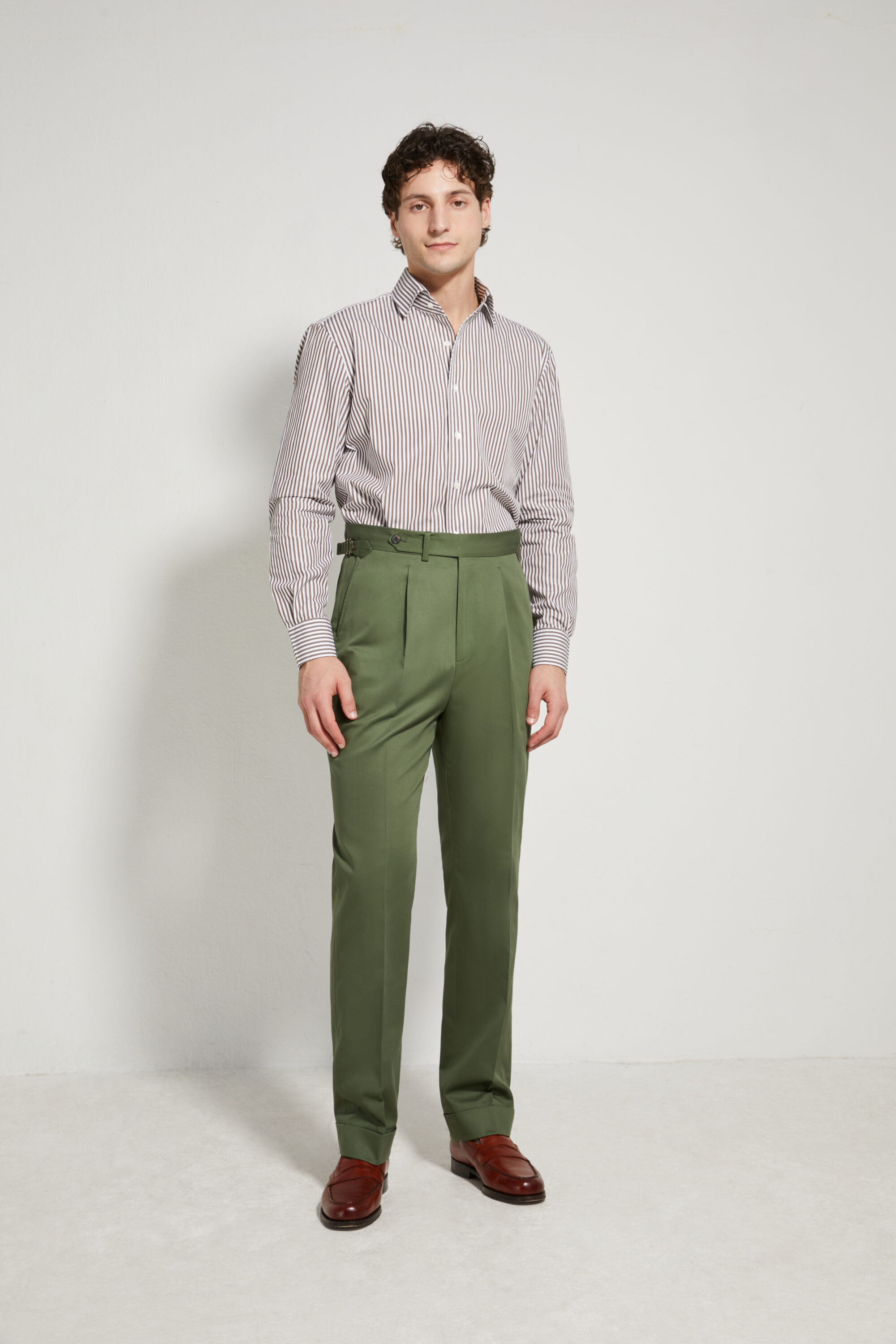 Pantalon Coupe Une Pince / Coton Chino