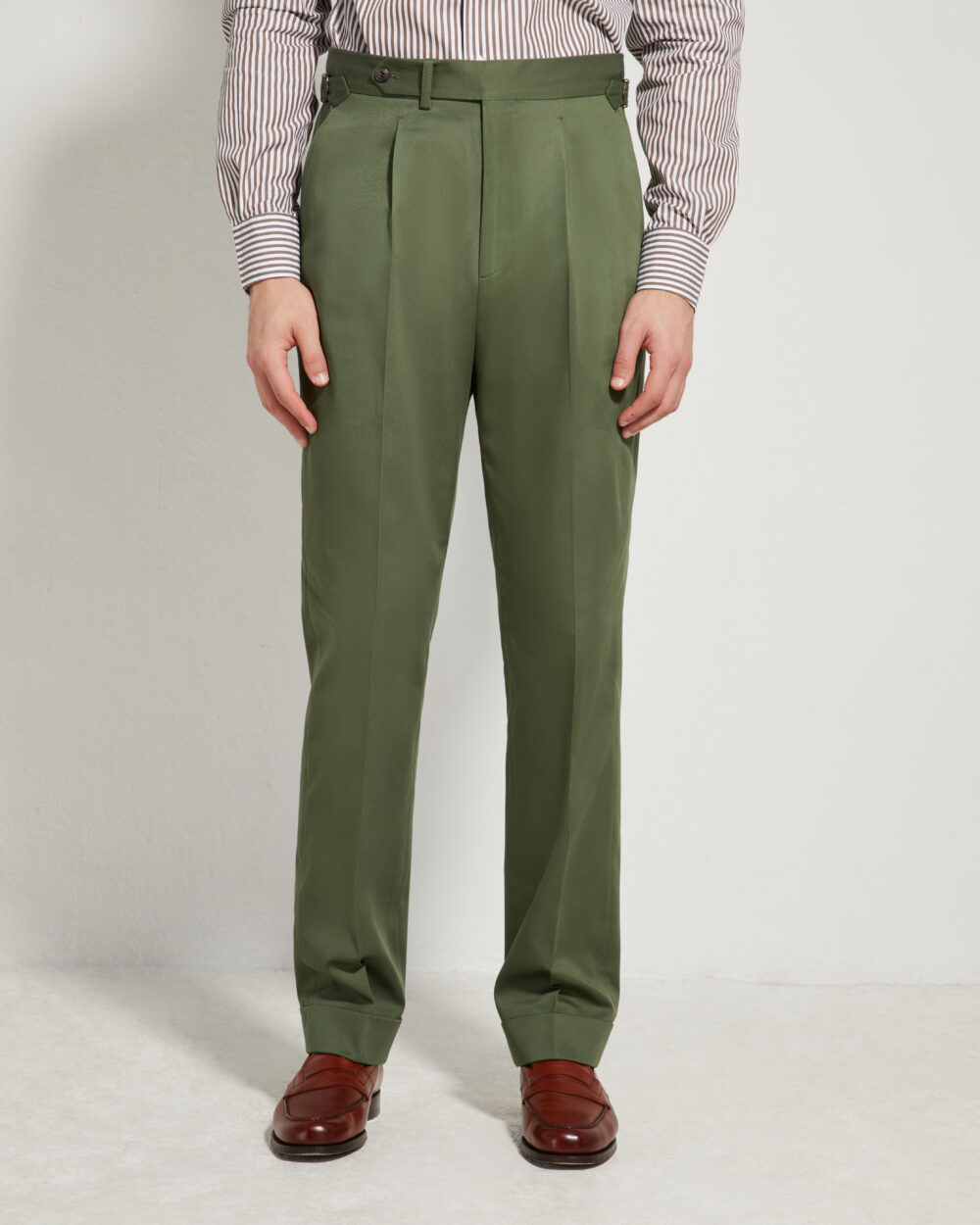 Pantalon Coupe Une Pince / Coton Chino