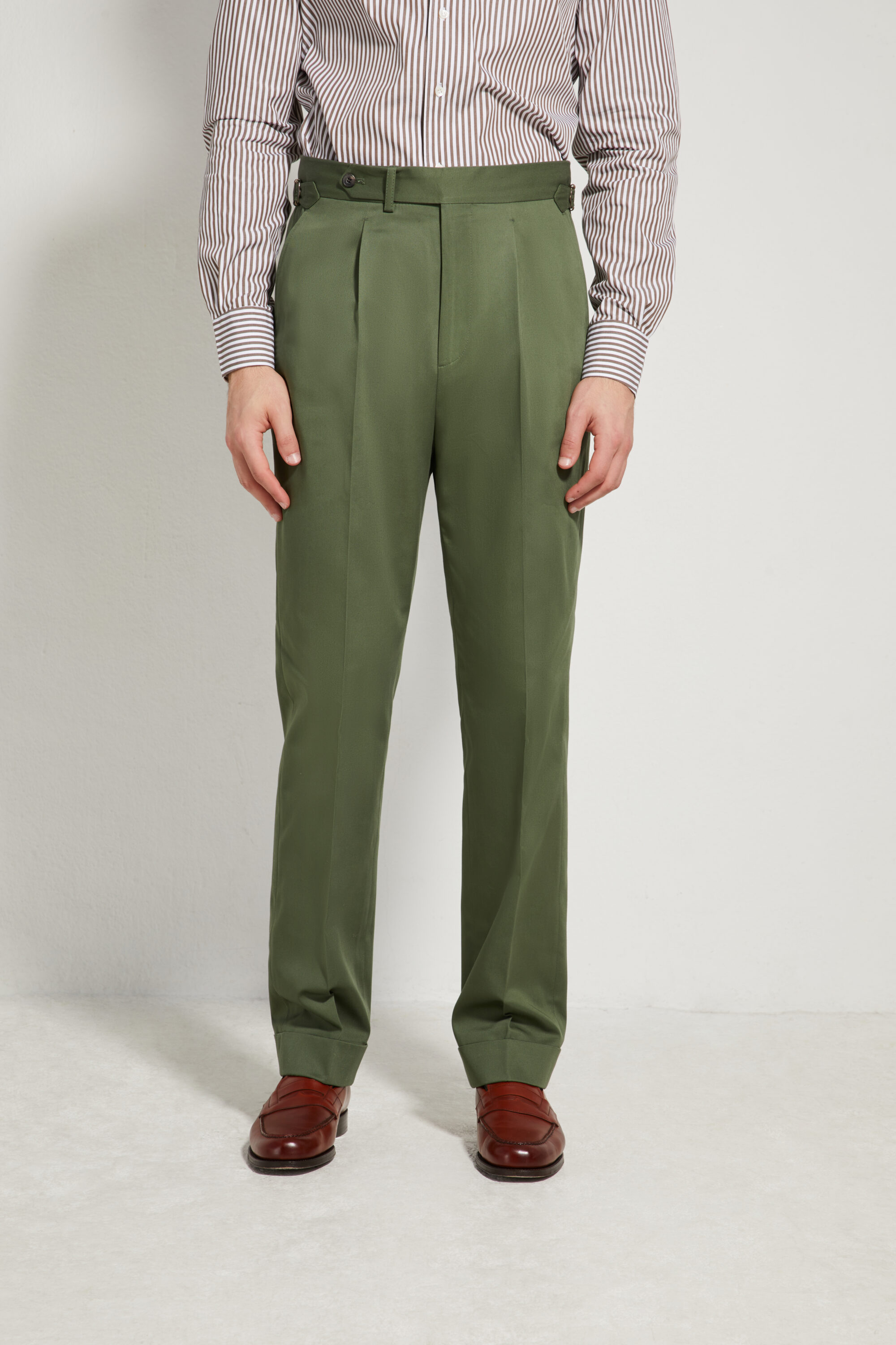 Pantalon Coupe Une Pince / Coton Chino