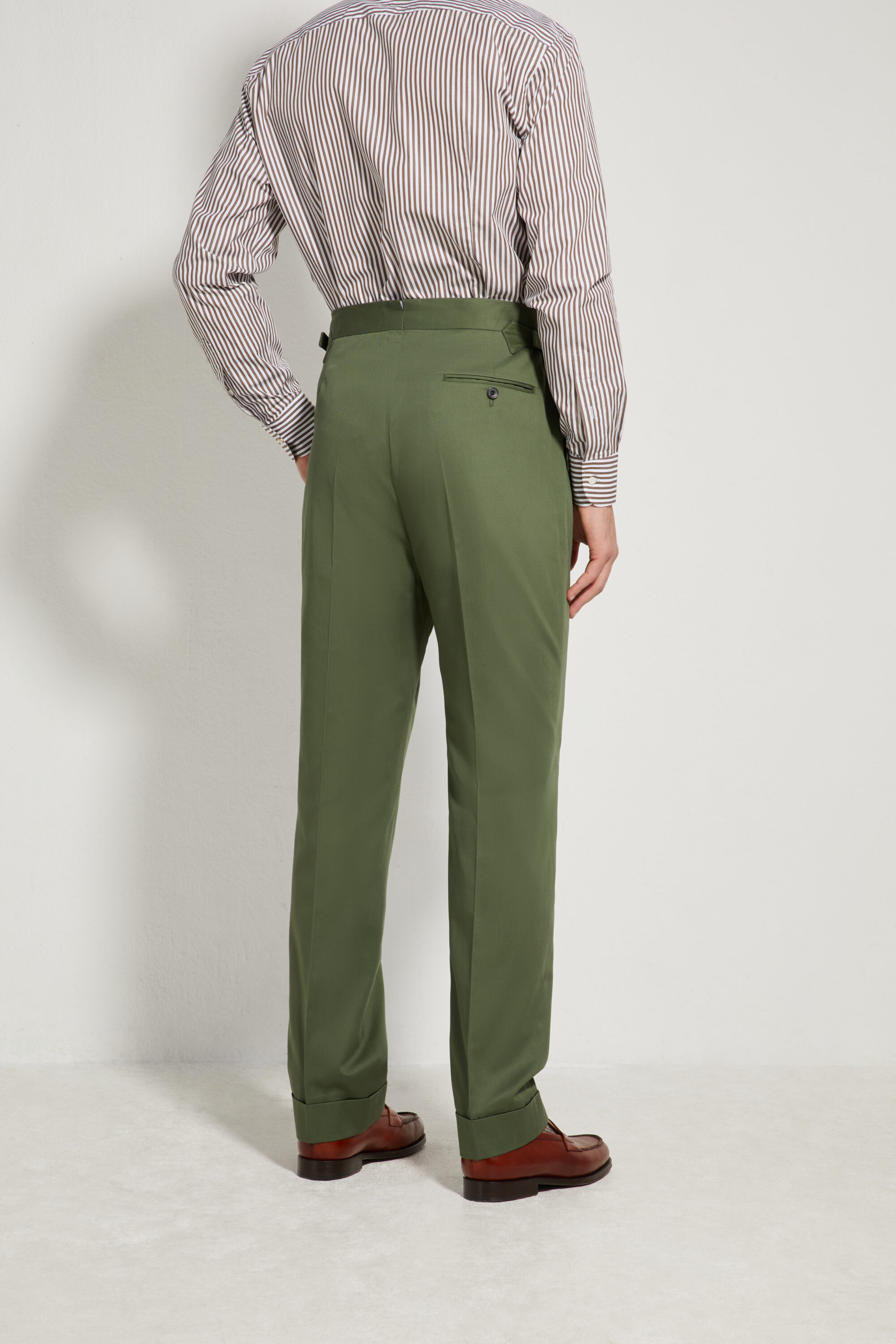 Pantalon Coupe Une Pince / Coton Chino