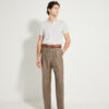 Hollywood Trousers / Wool & Linen Prince of Wales