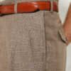 Hollywood Trousers / Wool & Linen Prince of Wales