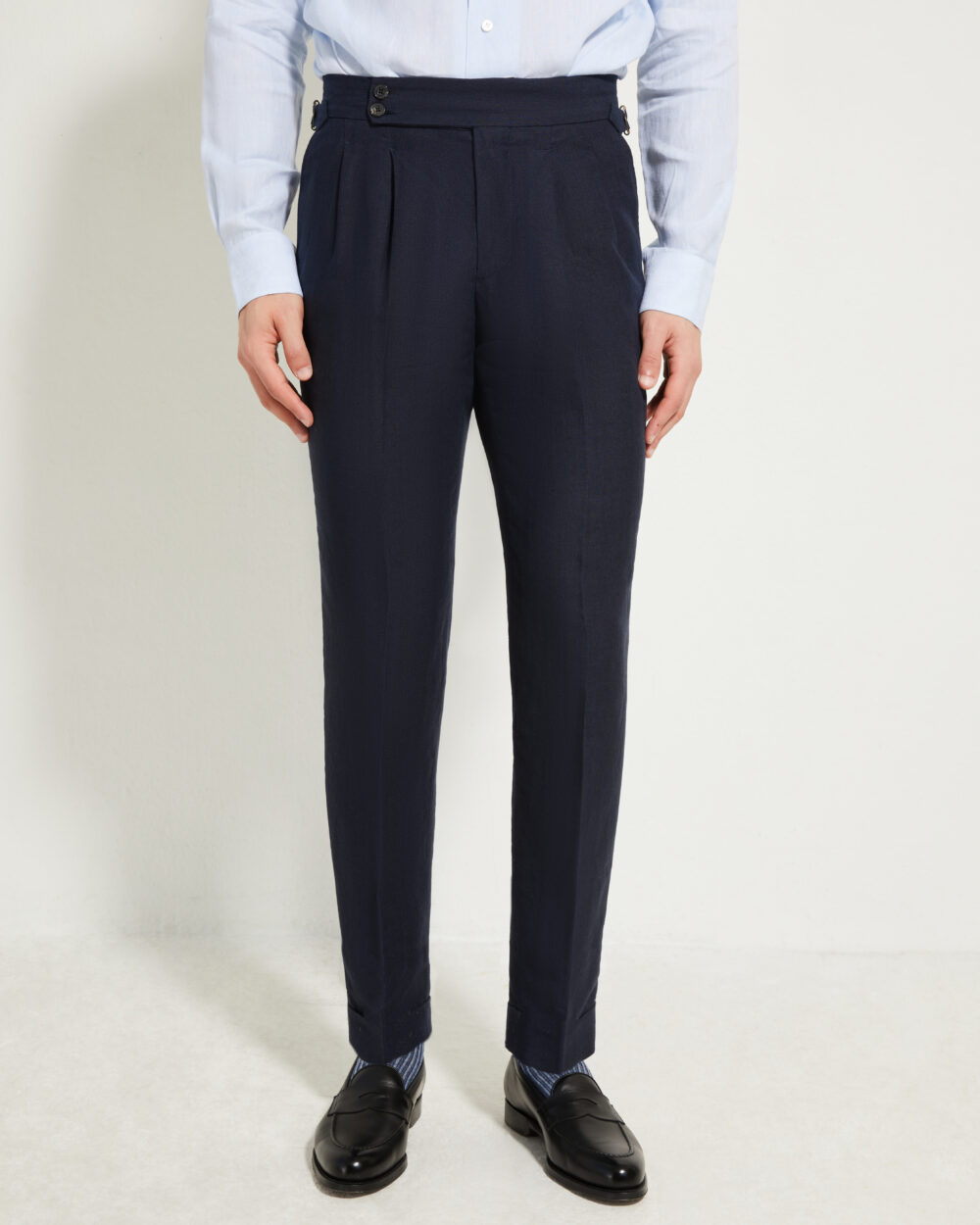 Pantalon Coupe Deux Pinces / Lin