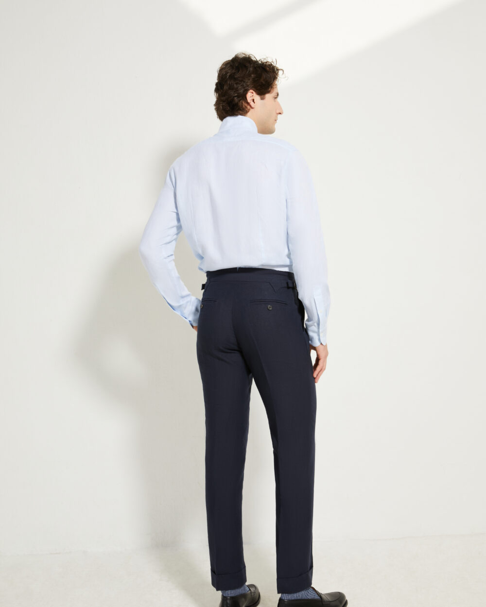Pantalon Coupe Deux Pinces / Lin