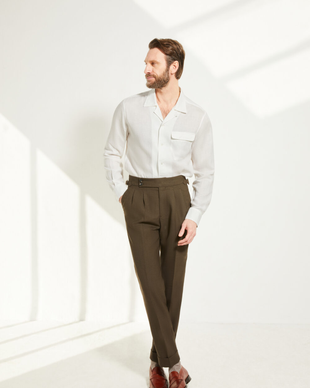 Pantalon Coupe Deux Pinces / Fresco® - Laine Froide