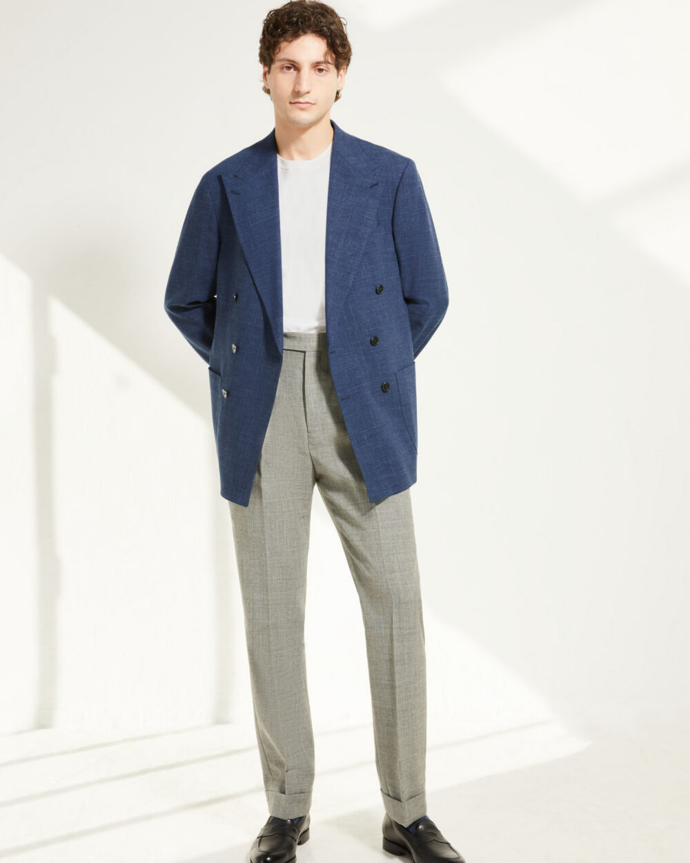 One Pleat Cut Trousers / Fresco®️ – Tropical Wool