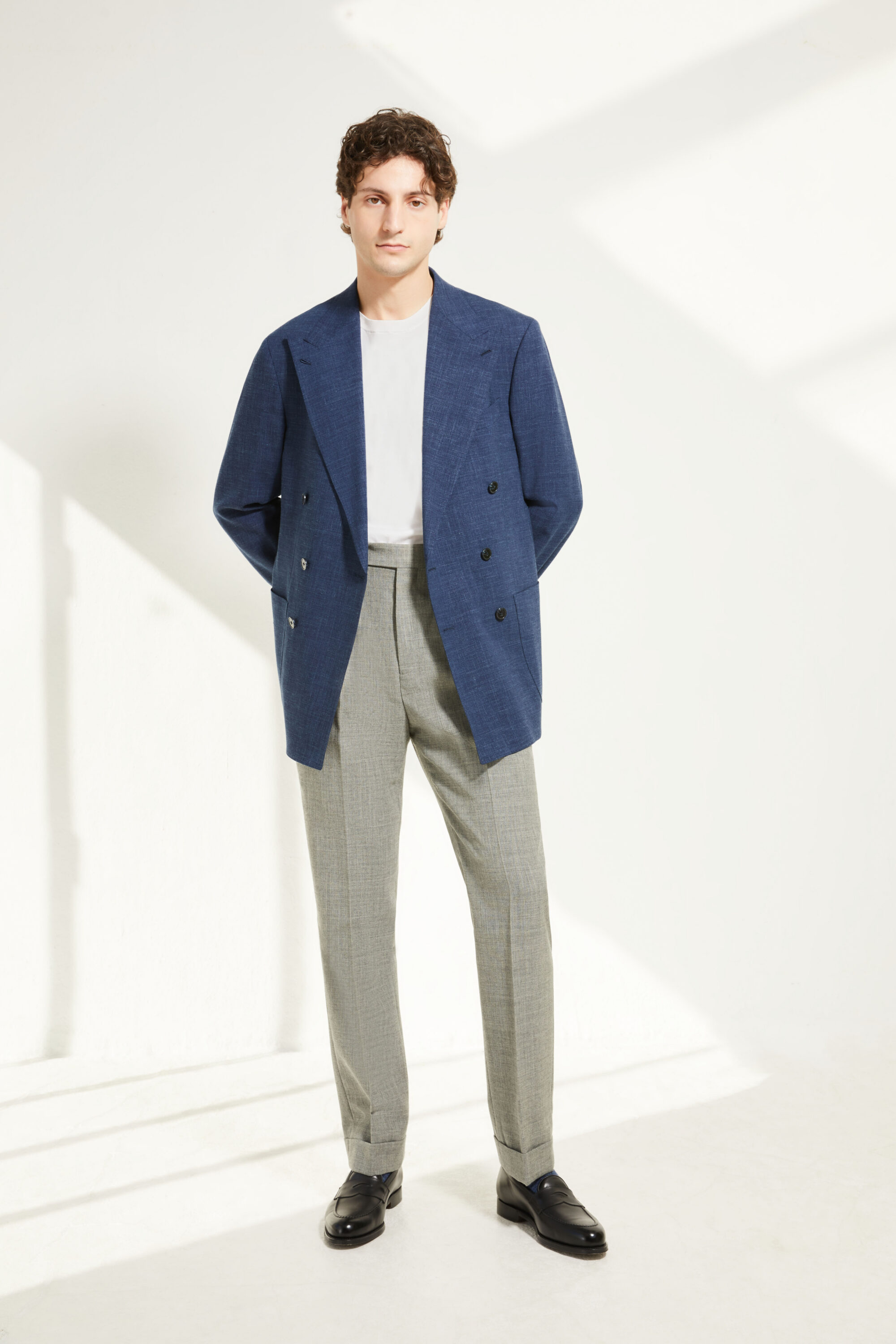 One Pleat Cut Trousers / Fresco®️ – Tropical Wool