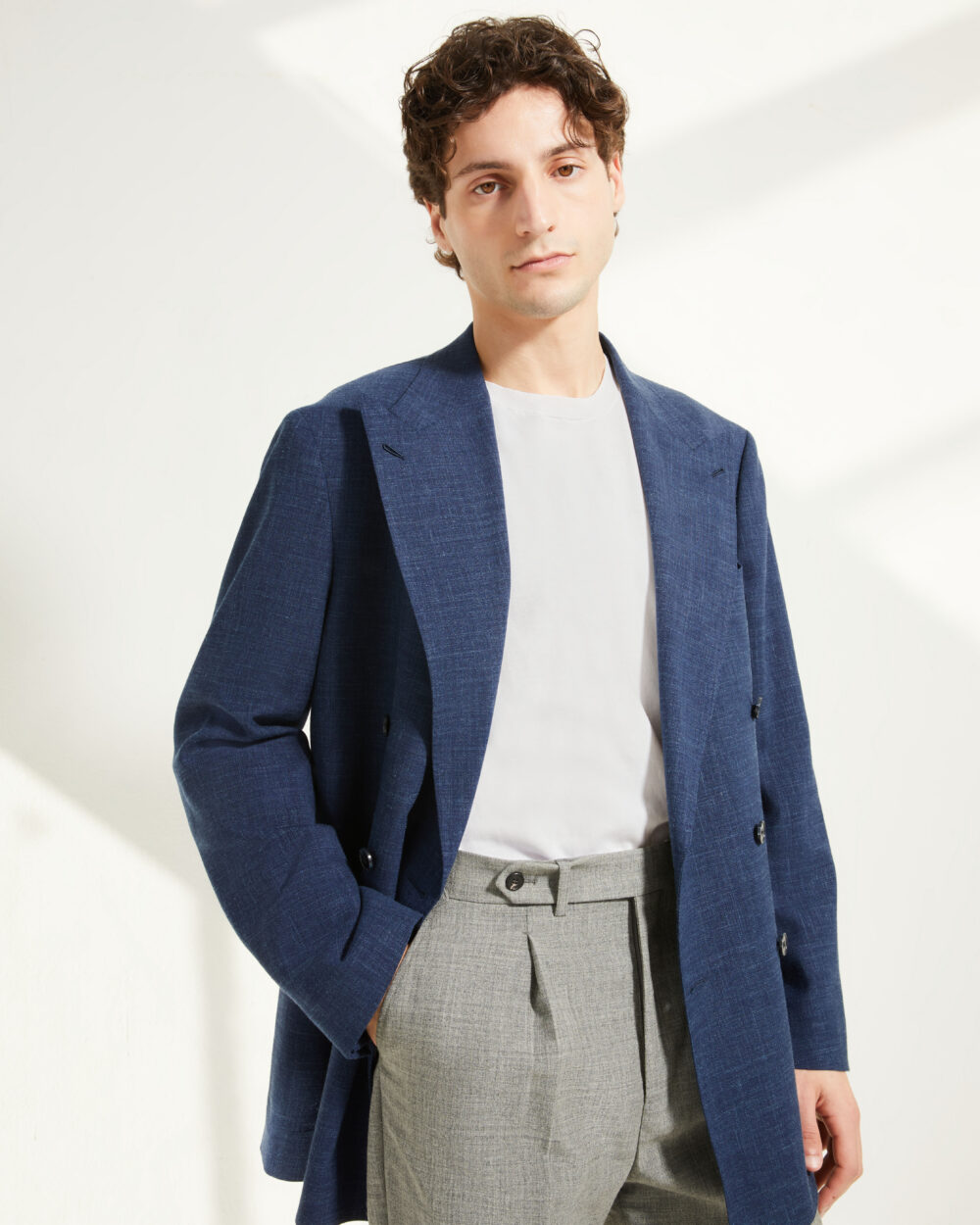 One Pleat Cut Trousers / Fresco®️ – Tropical Wool