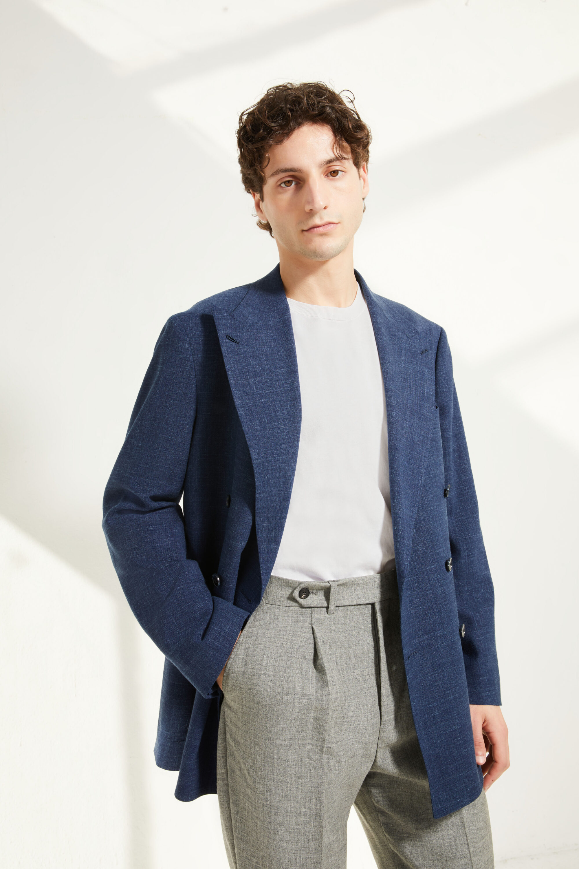 One Pleat Cut Trousers / Fresco®️ – Tropical Wool