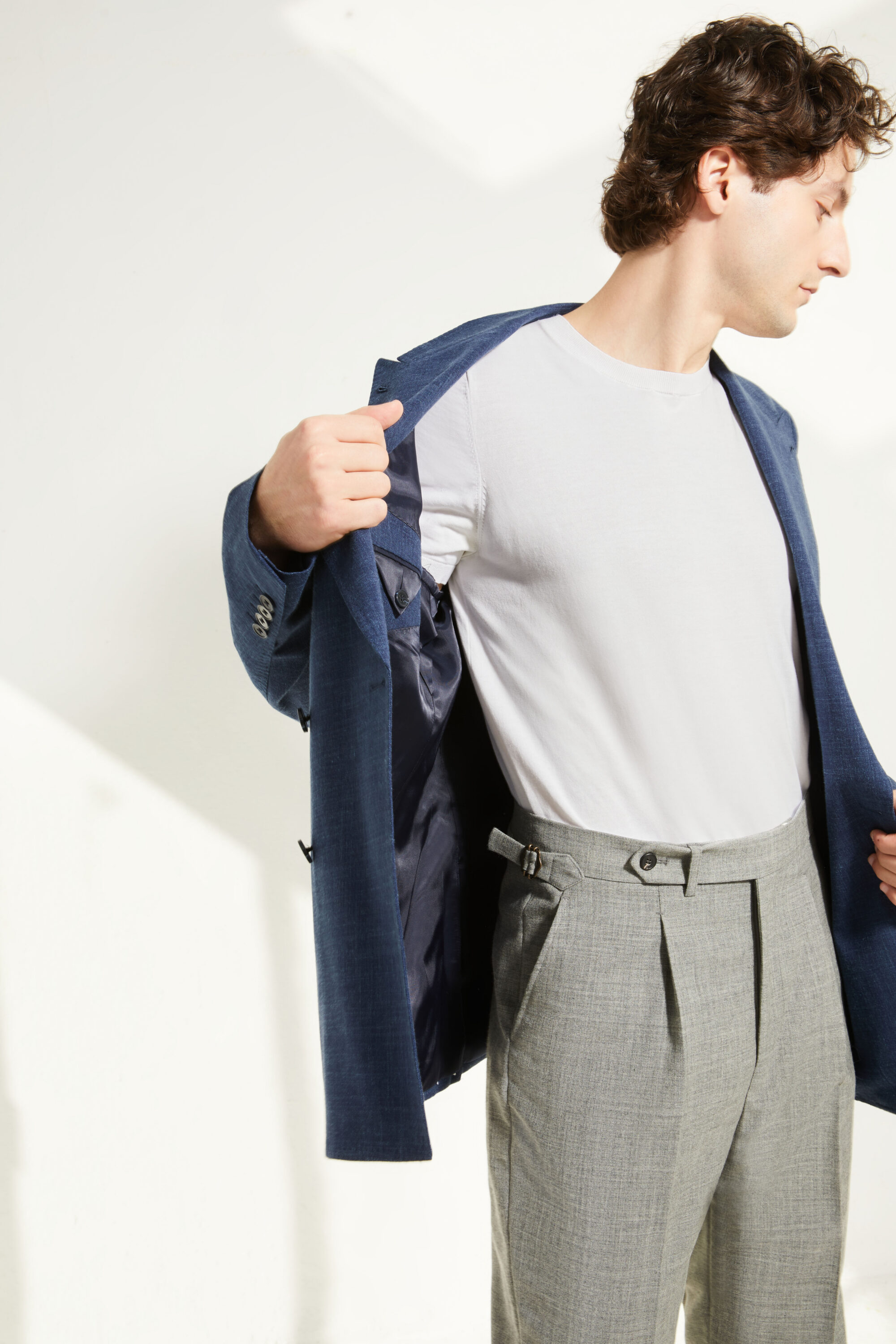 One Pleat Cut Trousers / Fresco®️ – Tropical Wool