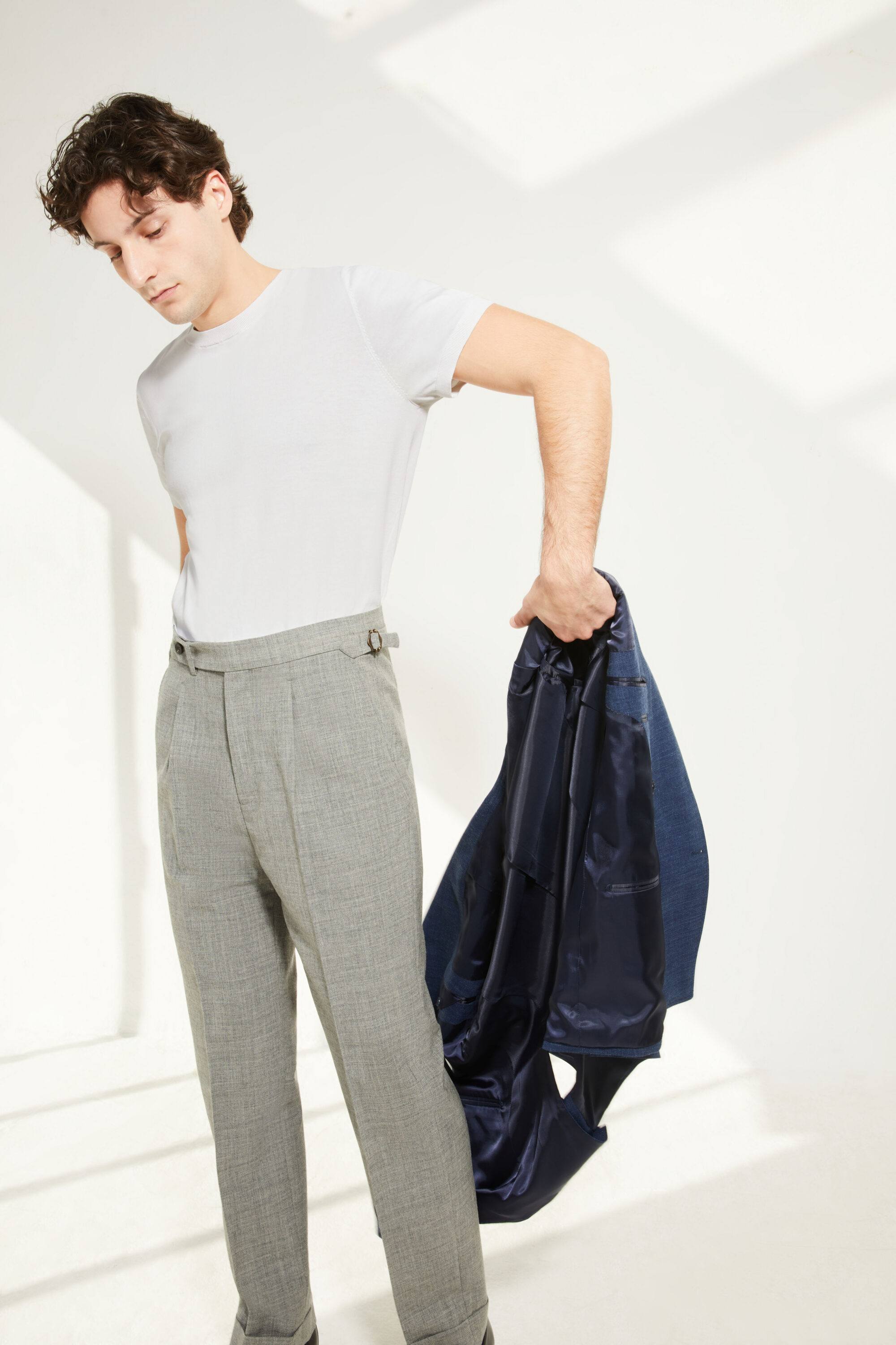 One Pleat Cut Trousers / Fresco®️ – Tropical Wool