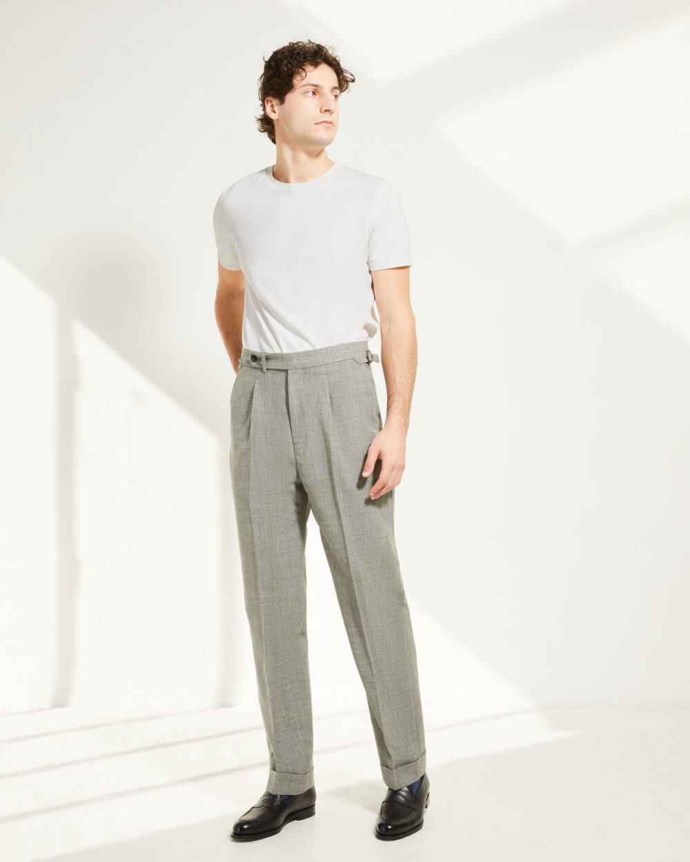 One Pleat Cut Trousers / Fresco®️ – Tropical Wool