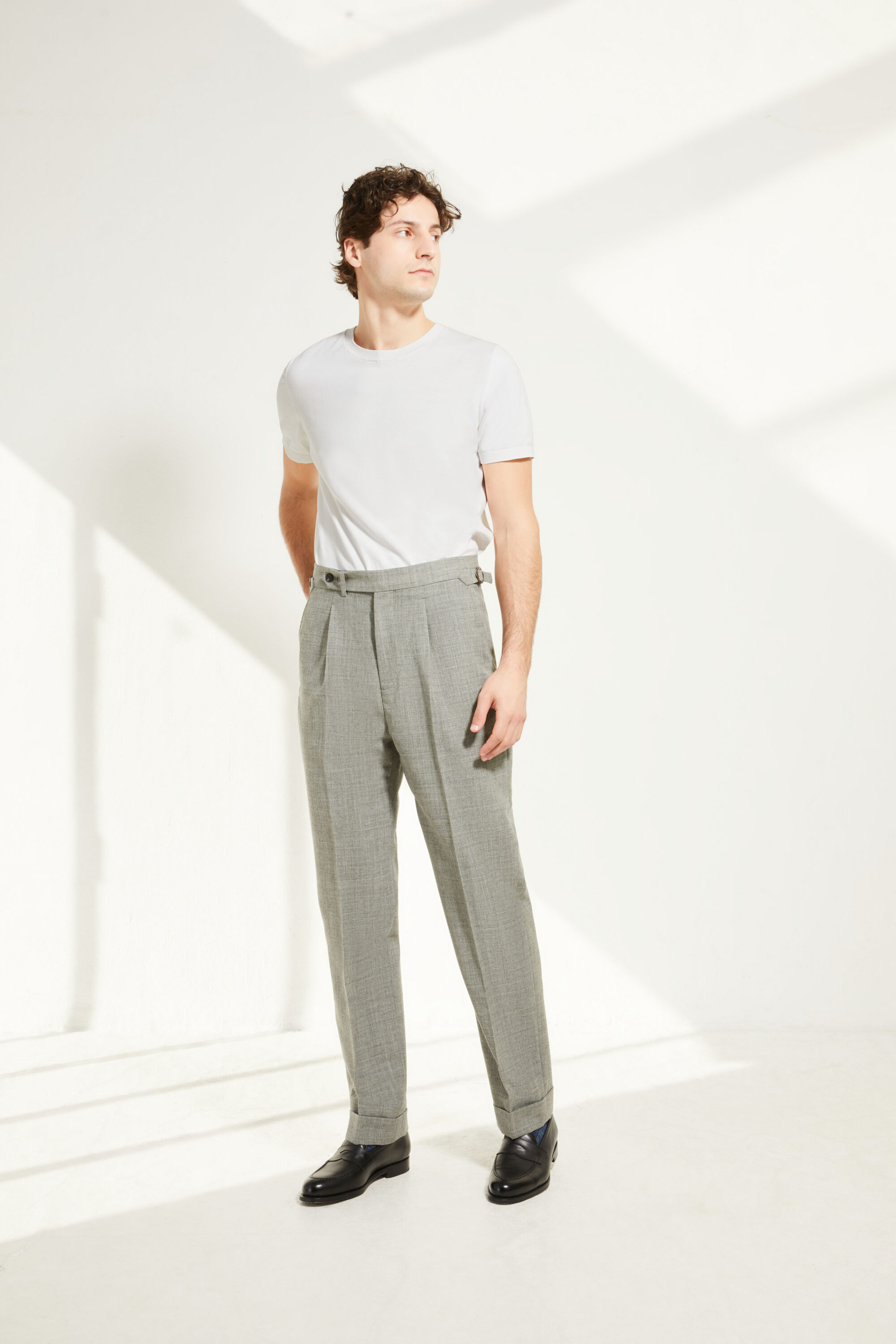 One Pleat Cut Trousers / Fresco®️ – Tropical Wool