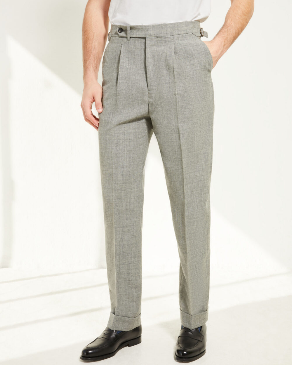 One Pleat Cut Trousers / Fresco®️ – Tropical Wool