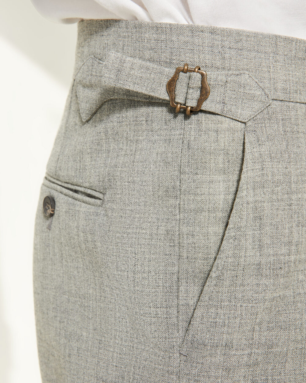 One Pleat Cut Trousers / Fresco®️ – Tropical Wool