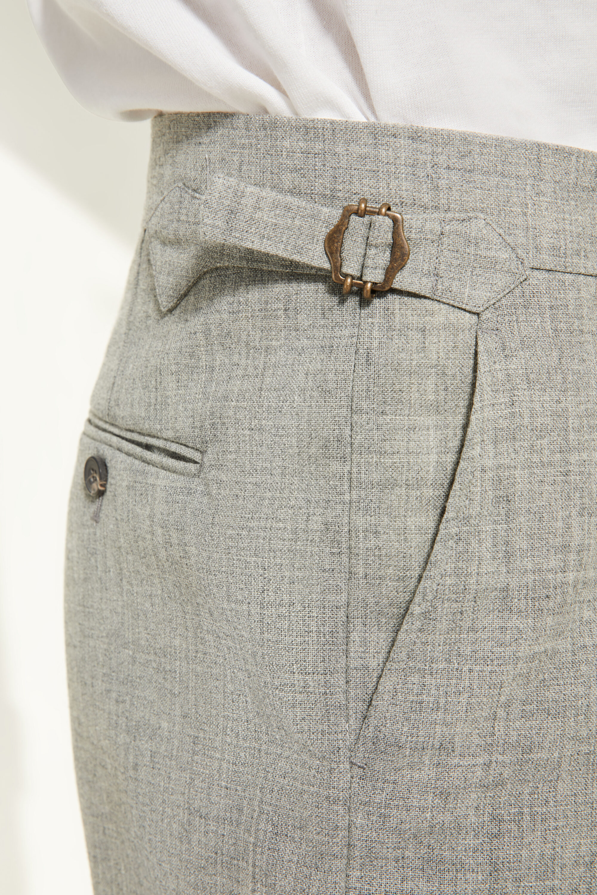 One Pleat Cut Trousers / Fresco®️ – Tropical Wool