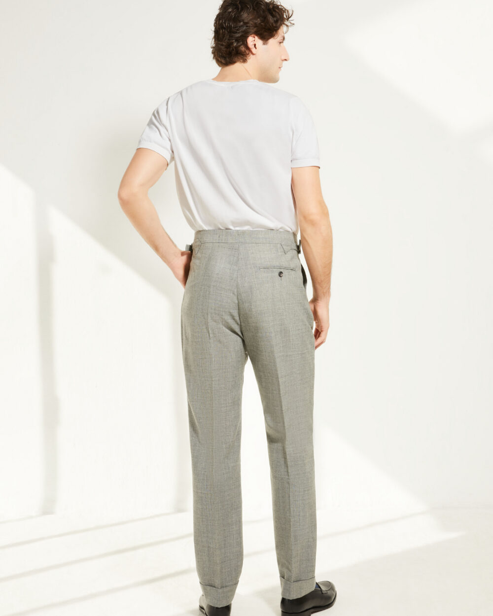 One Pleat Cut Trousers / Fresco®️ – Tropical Wool