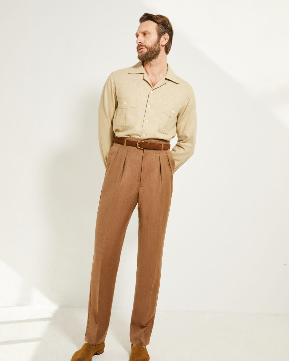 Hollywood Trousers / Wool & Linen