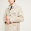 Flap-Pocket Maubourg Jacket / Wool & Linen Prince of Wales