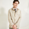 Flap-Pocket Maubourg Jacket / Wool & Linen Prince of Wales