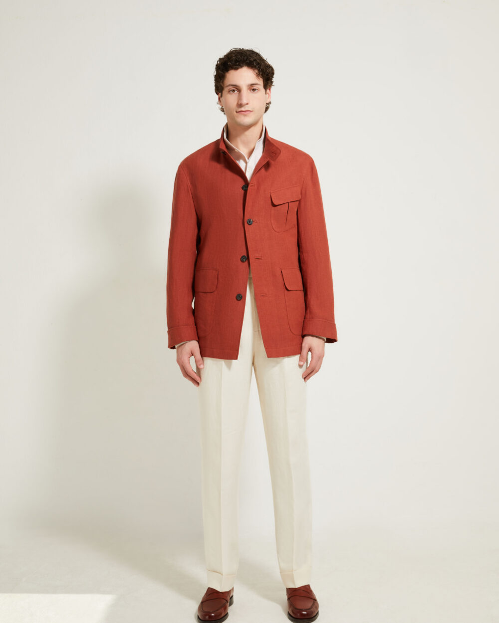 Flap-Pocket Maubourg Jacket / Linen