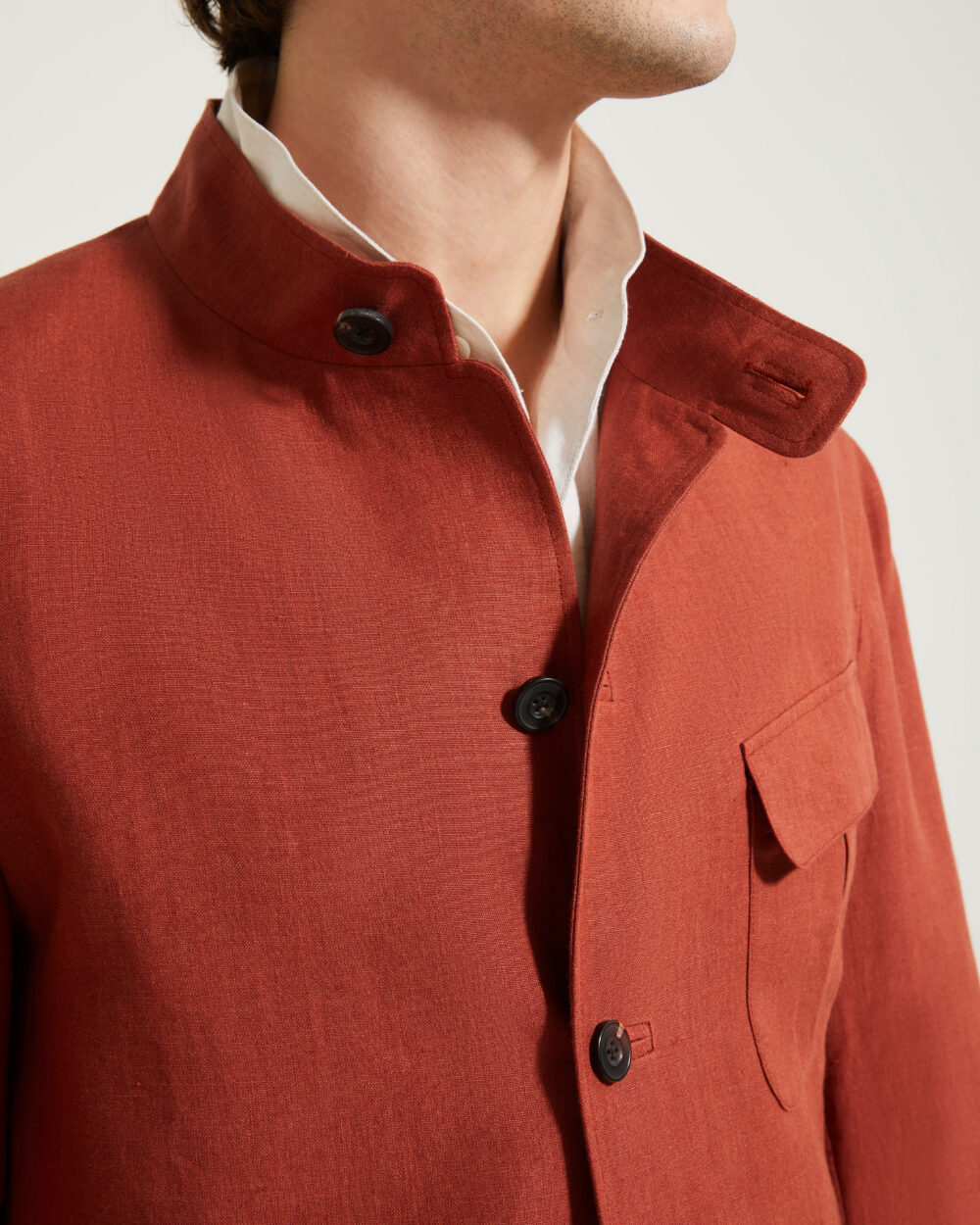 Flap-Pocket Maubourg Jacket / Linen