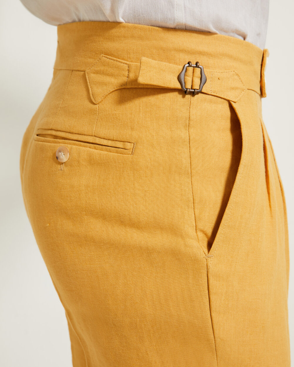 Pantalon Coupe Deux Pinces / Lin