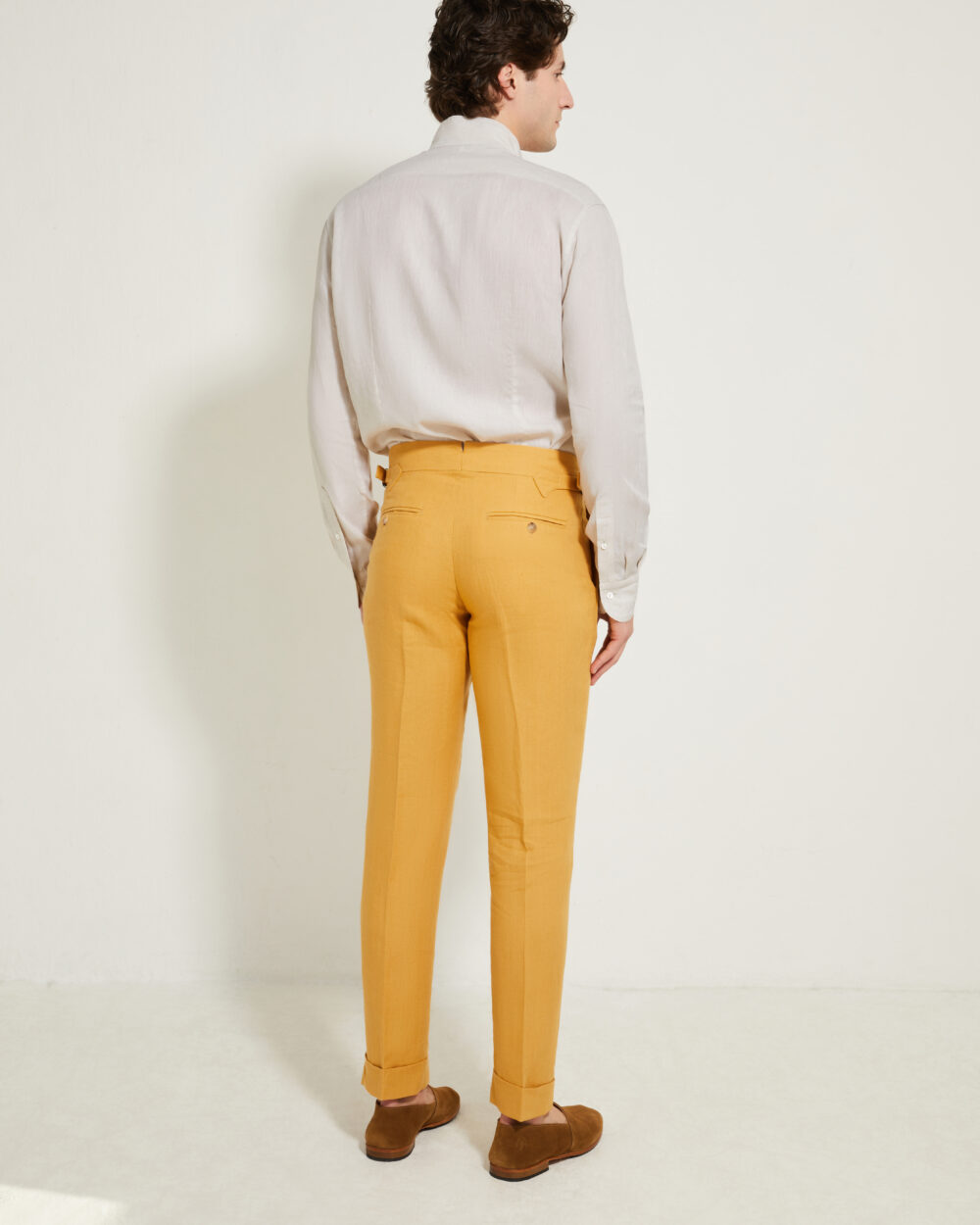 Pantalon Coupe Deux Pinces / Lin