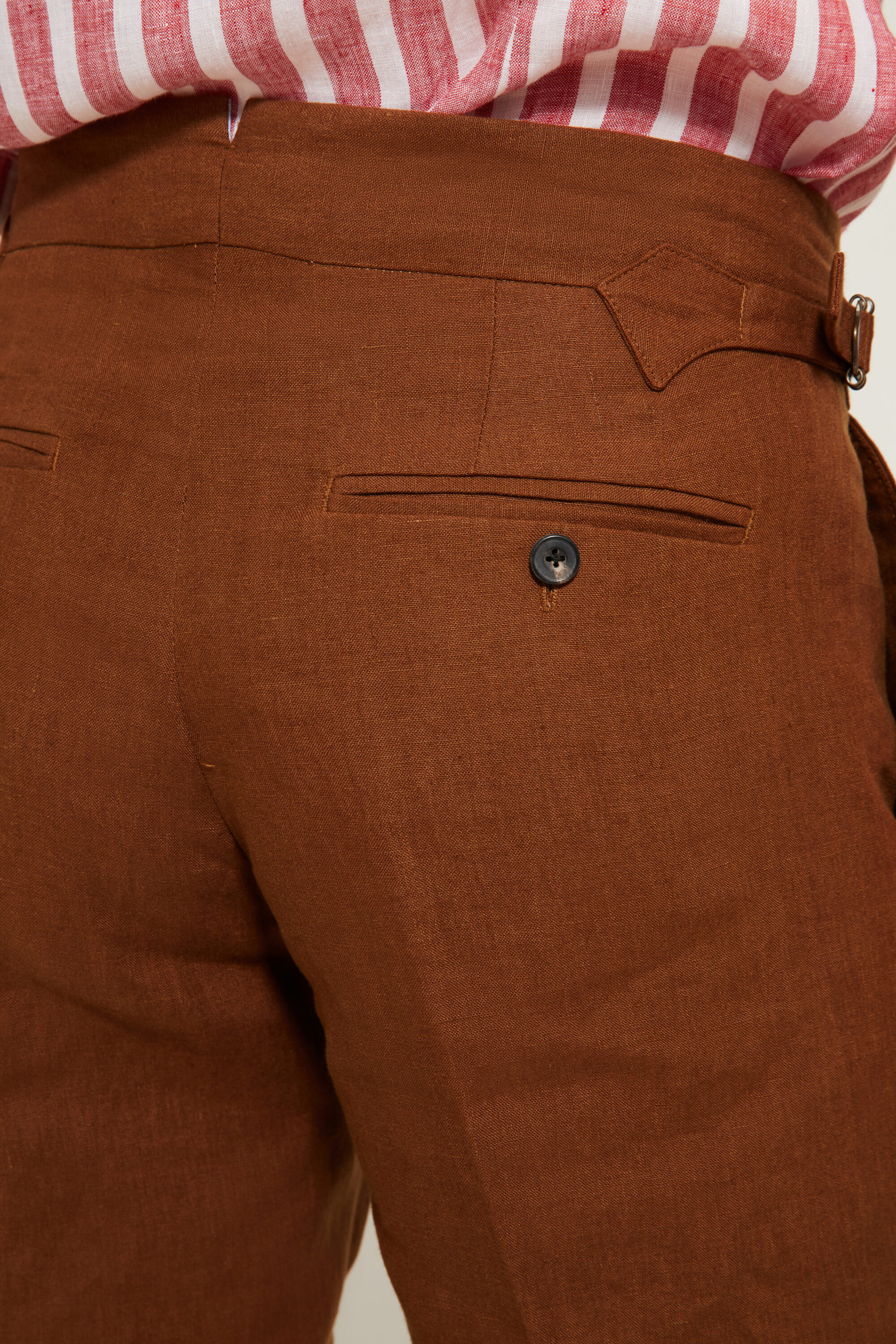 Pantalon Coupe Deux Pinces / Lin