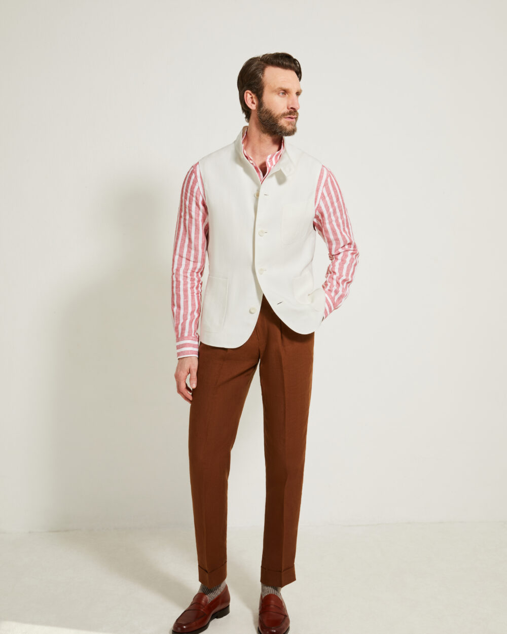 Maubourg Waistcoat / Linen