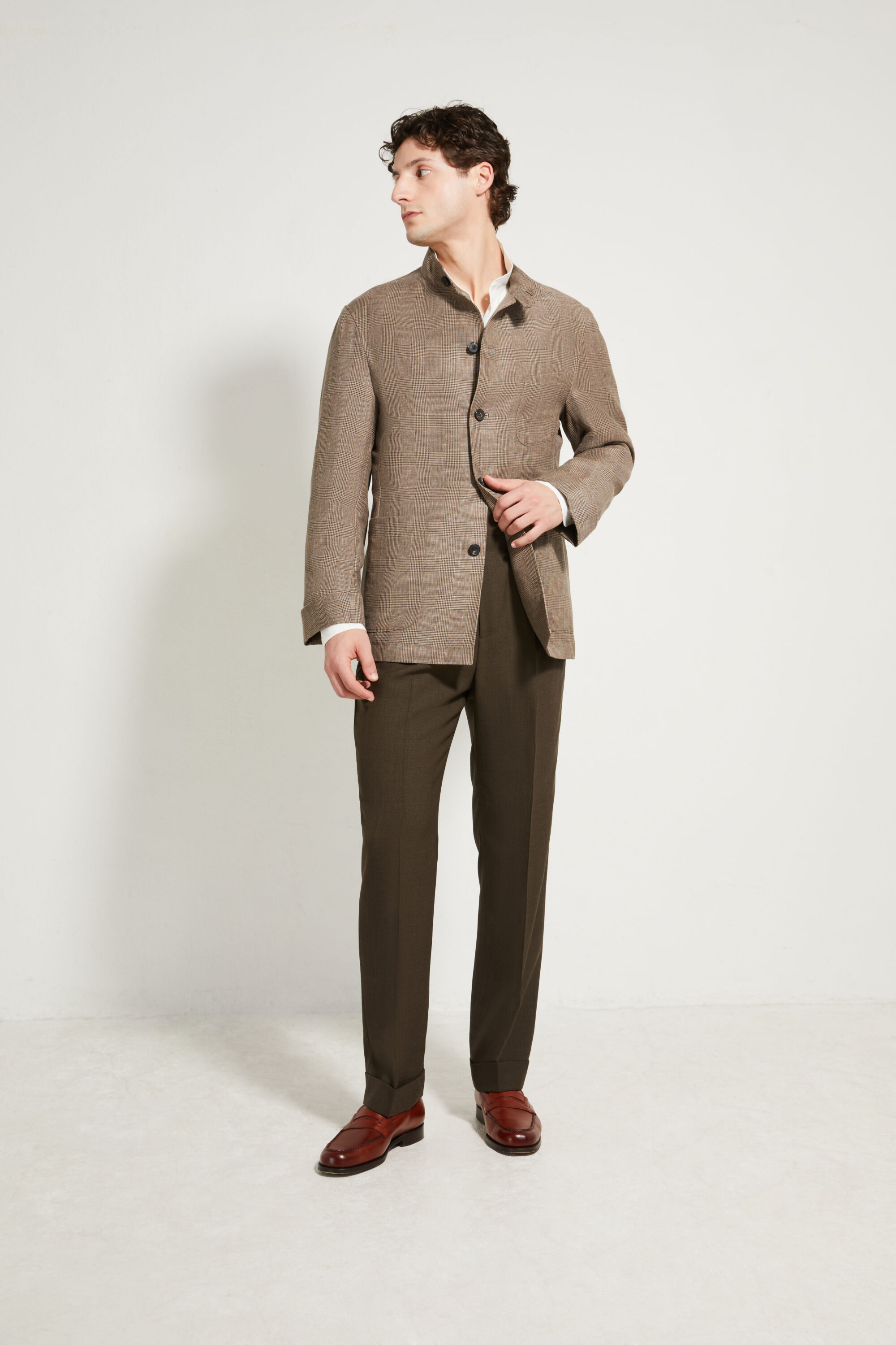 One Pleat Cut Trousers / Fresco®️ – Tropical Wool