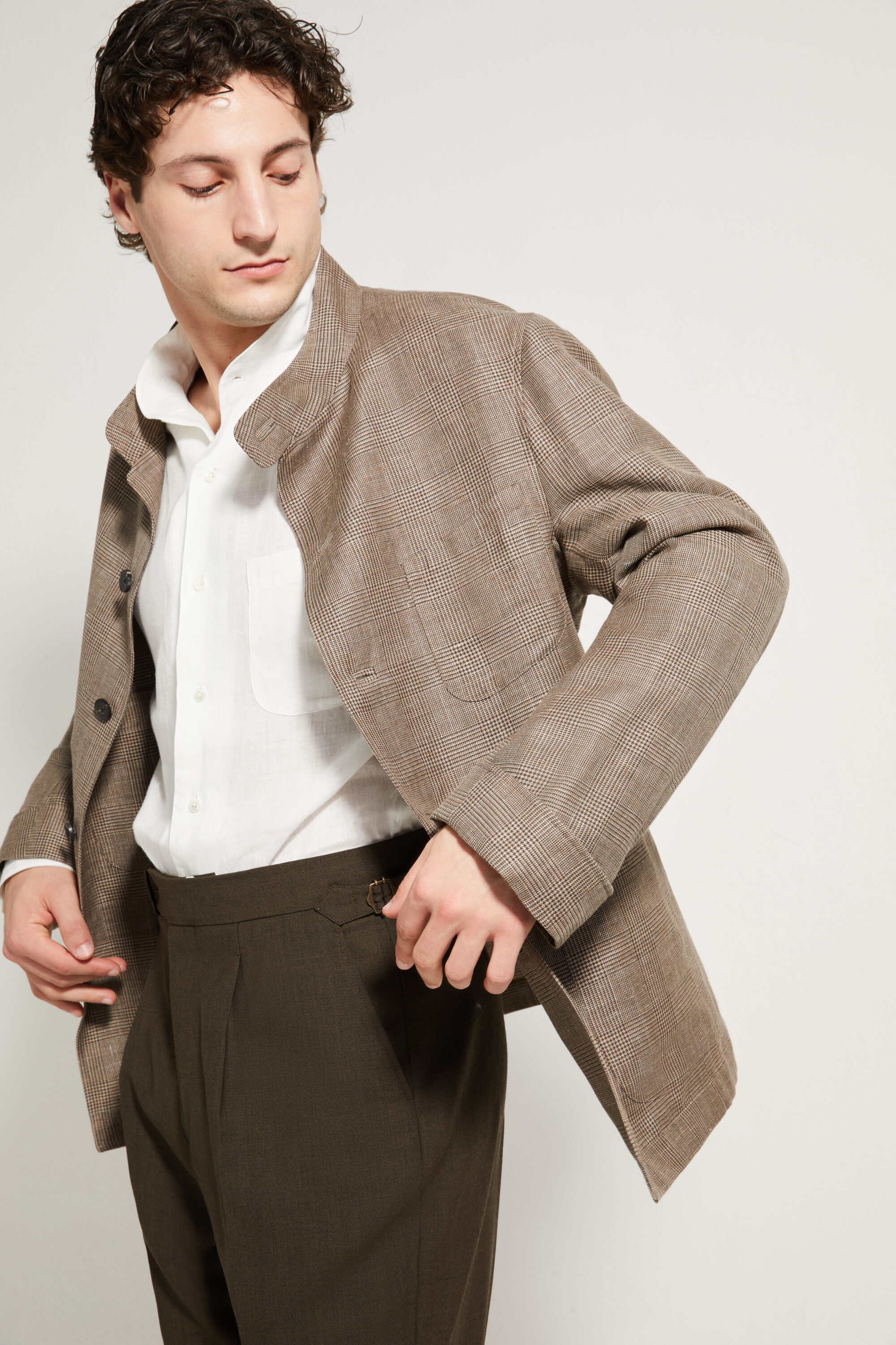 One Pleat Cut Trousers / Fresco®️ – Tropical Wool